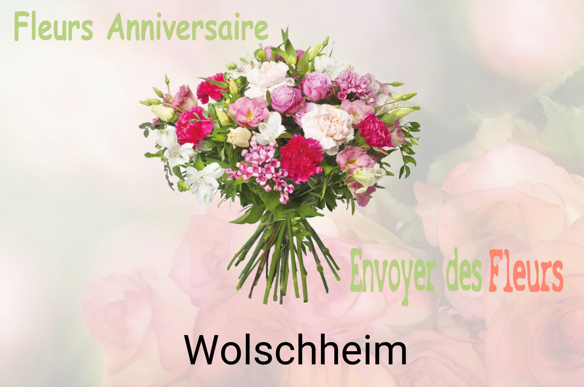 Bouquet de fleurs d’anniversaire livré à Wolschheim